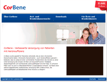 Tablet Screenshot of corbene.de